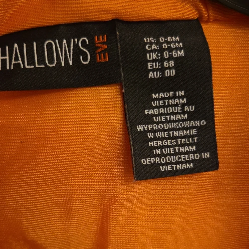 Cozy Orange Sleep Sack‎ with Green Trim